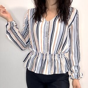 Long Sleeve Lightweight Blouse